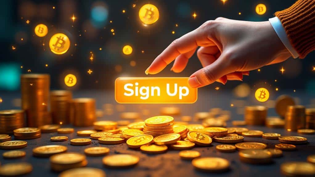 crypto sign up incentives explained